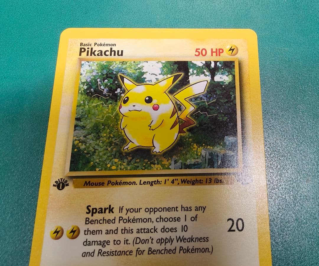 1st edition pikachu ピカチュウ 50 HP ポケモンカード