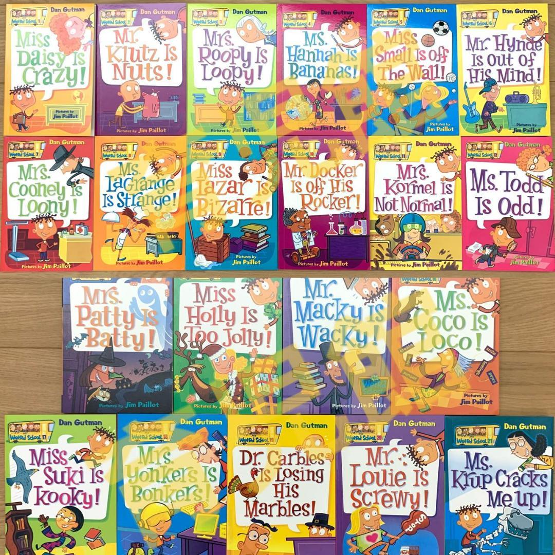 My Weird Schoolシリーズ1-5絵本69冊　51冊分音源付