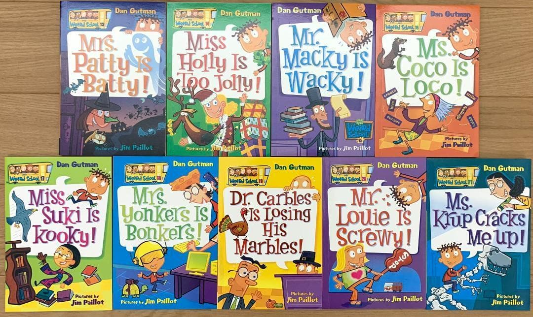 My Weird Schoolシリーズ1-5絵本69冊　51冊分音源付