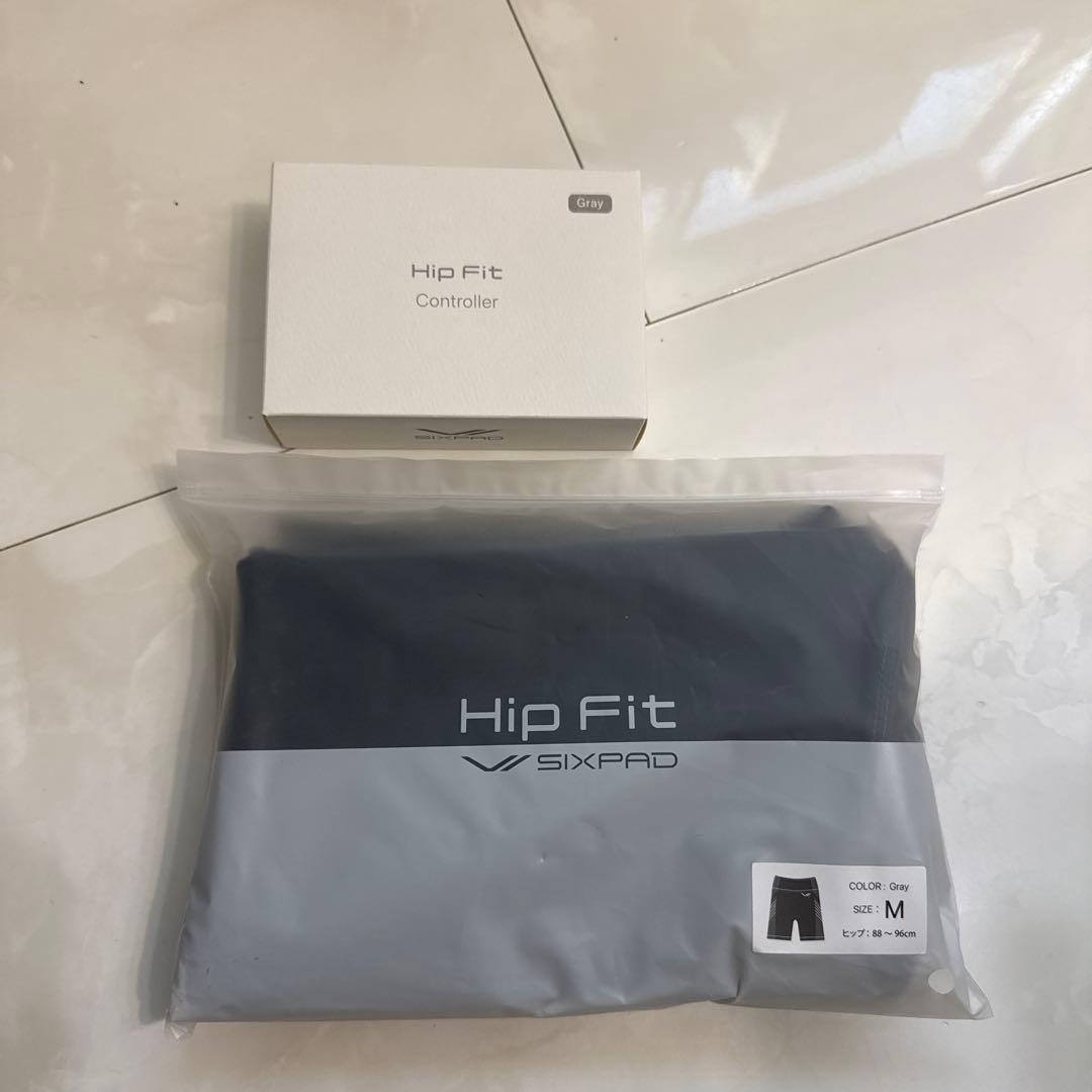 新品未使用SIXPAD ヒップフィット Mサイズ グレー　コントローラー付き