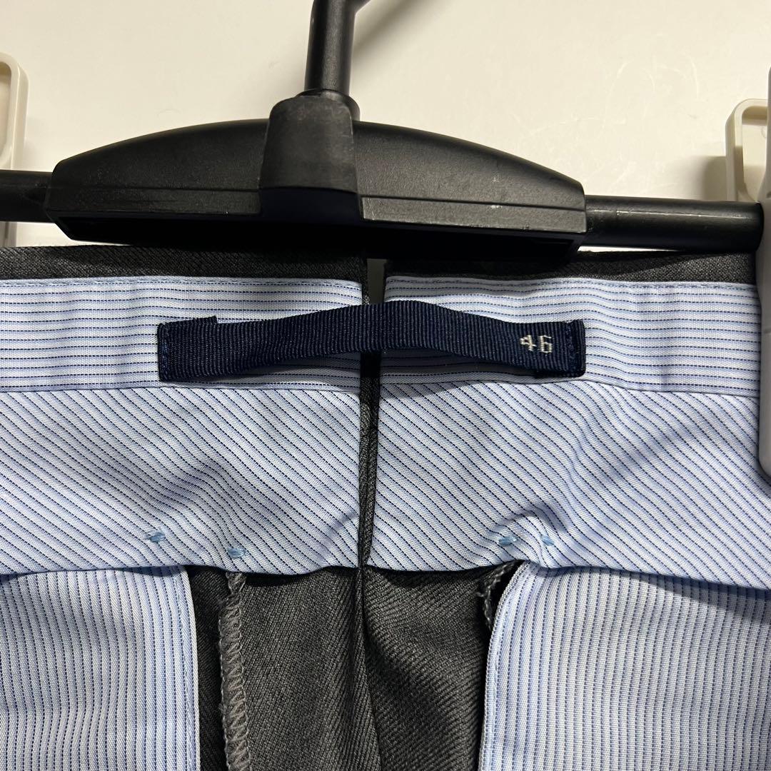 【新品未使用品】インコテックス スラックスパンツ ウール グレー 46