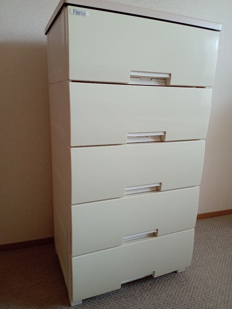 天馬 フィッツプラス チェスト 5段 メープル 幅55cm F5505