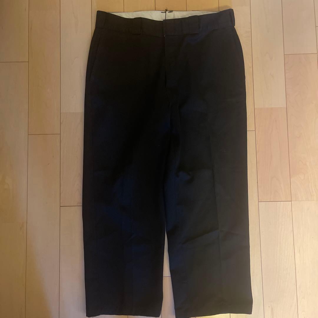 Dickies ブラック チビタグ w36 80s ディッキーズ　USA