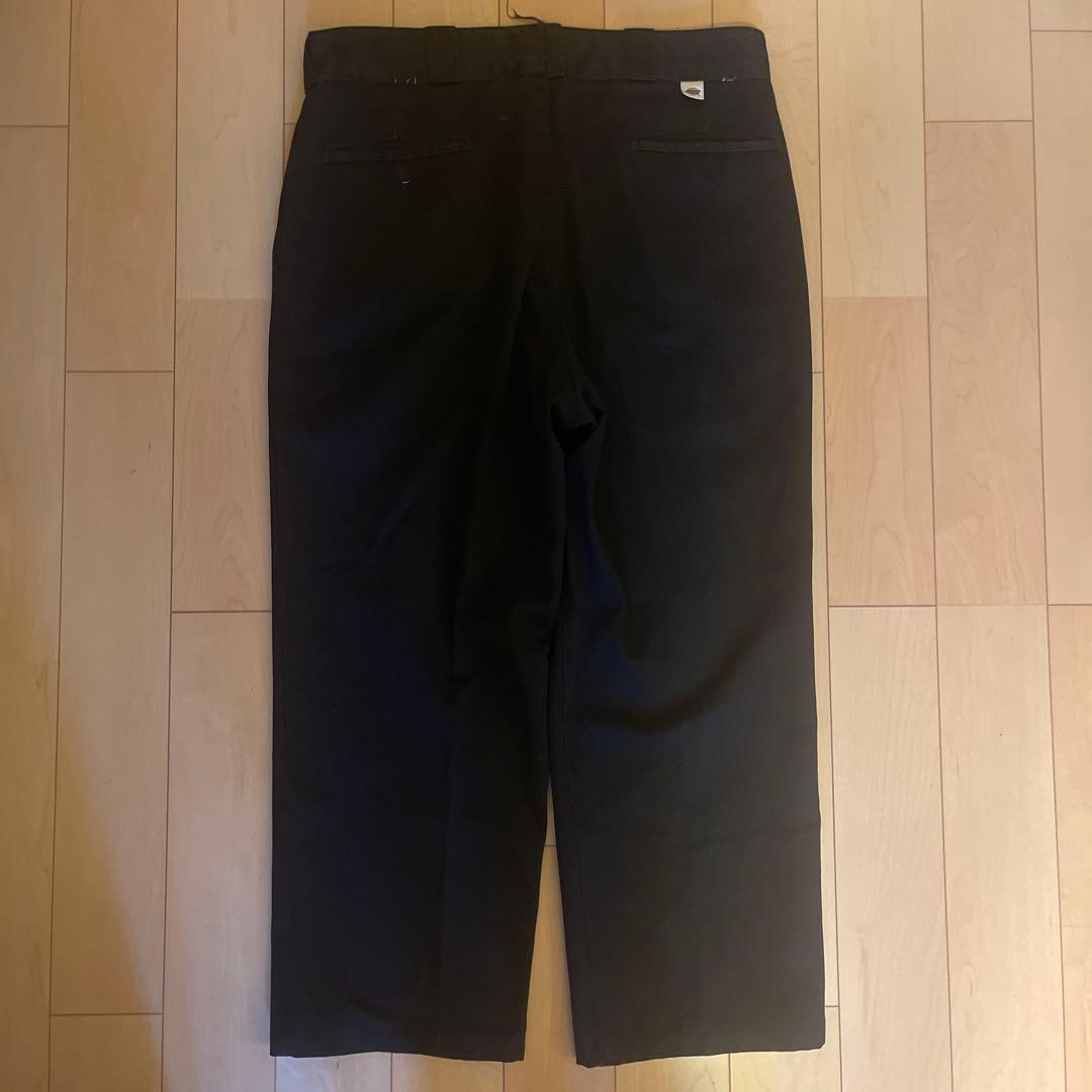 Dickies ブラック チビタグ w36 80s ディッキーズ　USA