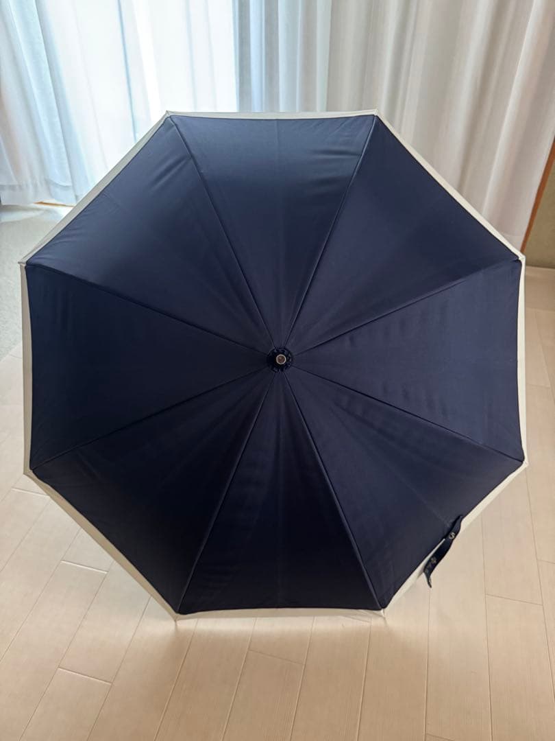 芦屋ロサブラン 100%遮光 ミドルコンビ ネイビー×アイボリー