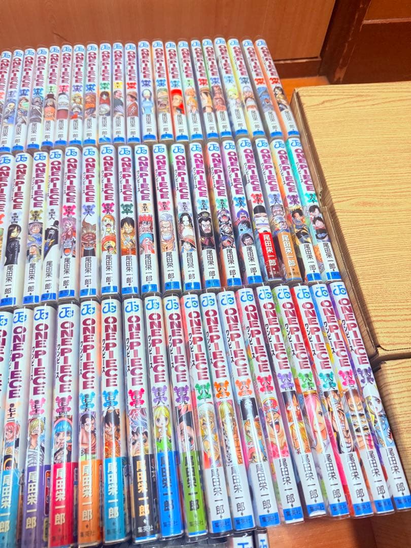 【全巻透明フィルムカバー付き】ONE PIECE 1～109巻➕おまけ