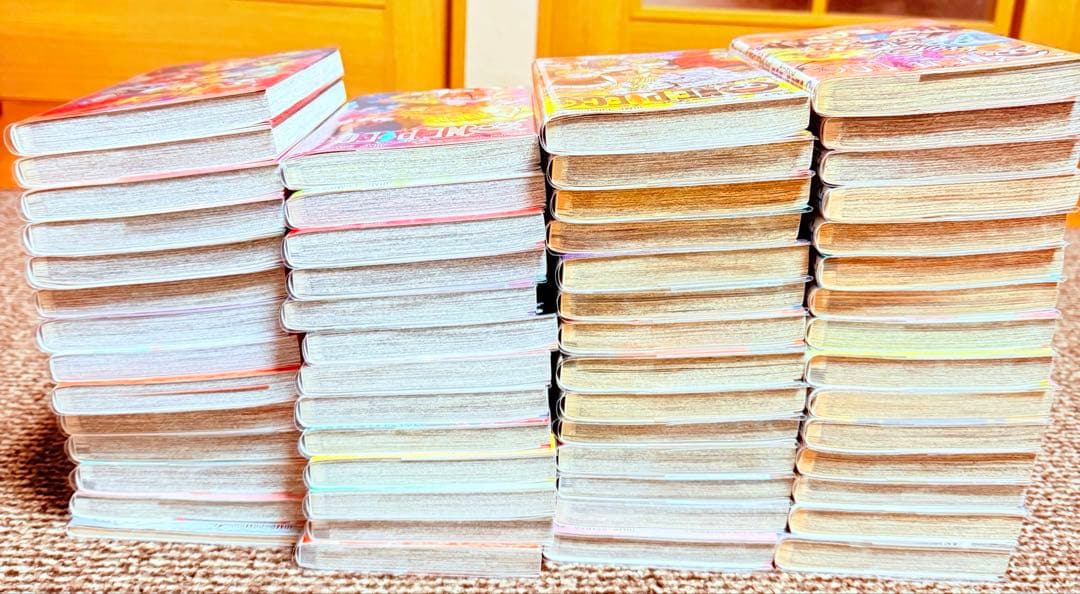 【全巻透明フィルムカバー付き】ONE PIECE 1～109巻➕おまけ