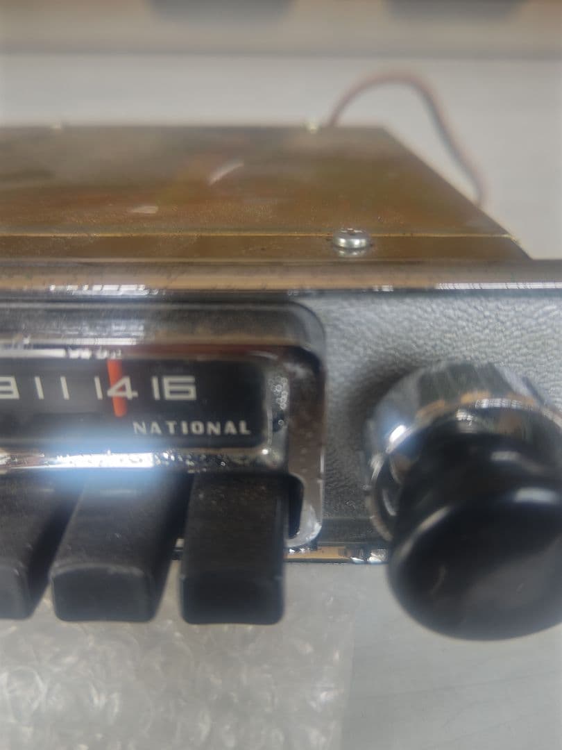 空冷 VW T-1 ビートル ヤナセ ナショナル ダブルネーム 純正カーラジオ