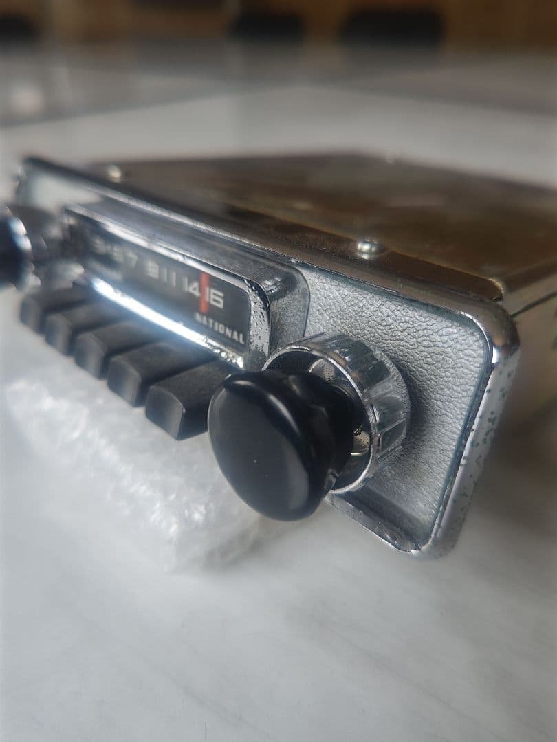 空冷 VW T-1 ビートル ヤナセ ナショナル ダブルネーム 純正カーラジオ