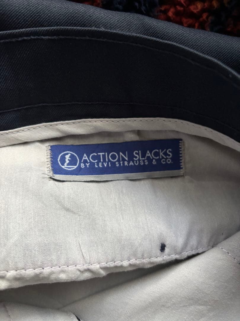 ACTION SLACKS ダークネイビー 34×30 Levi's