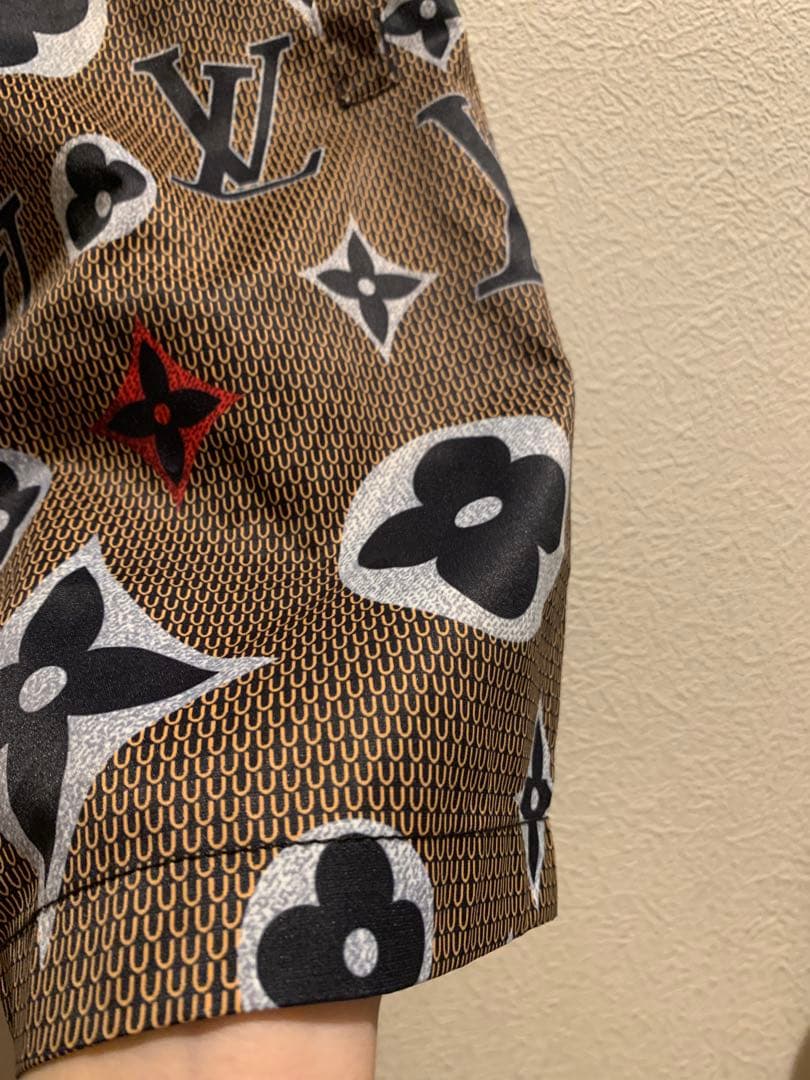 Louis Vuitton ロゴショートパンツ ブラウン 水着 ヴィトン