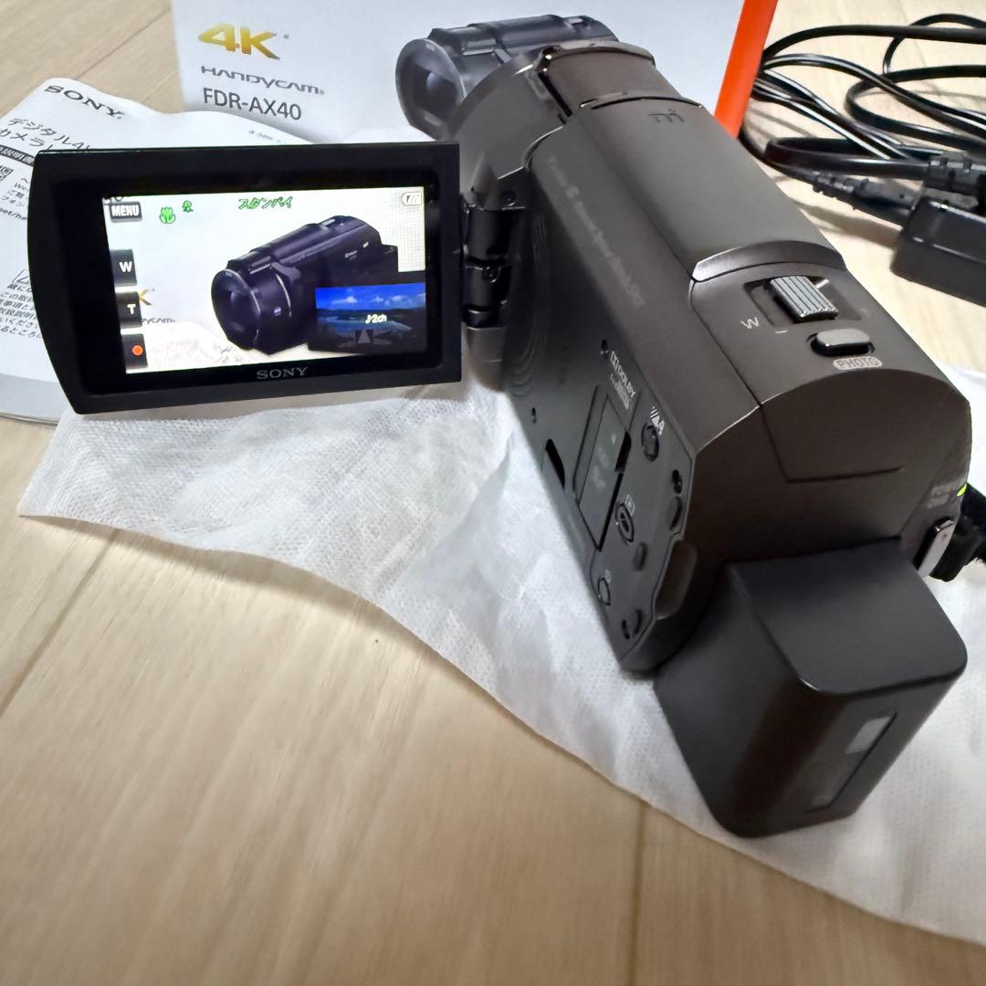 SONY 4Kビデオカメラ　ハンディカム　FDR-AX40