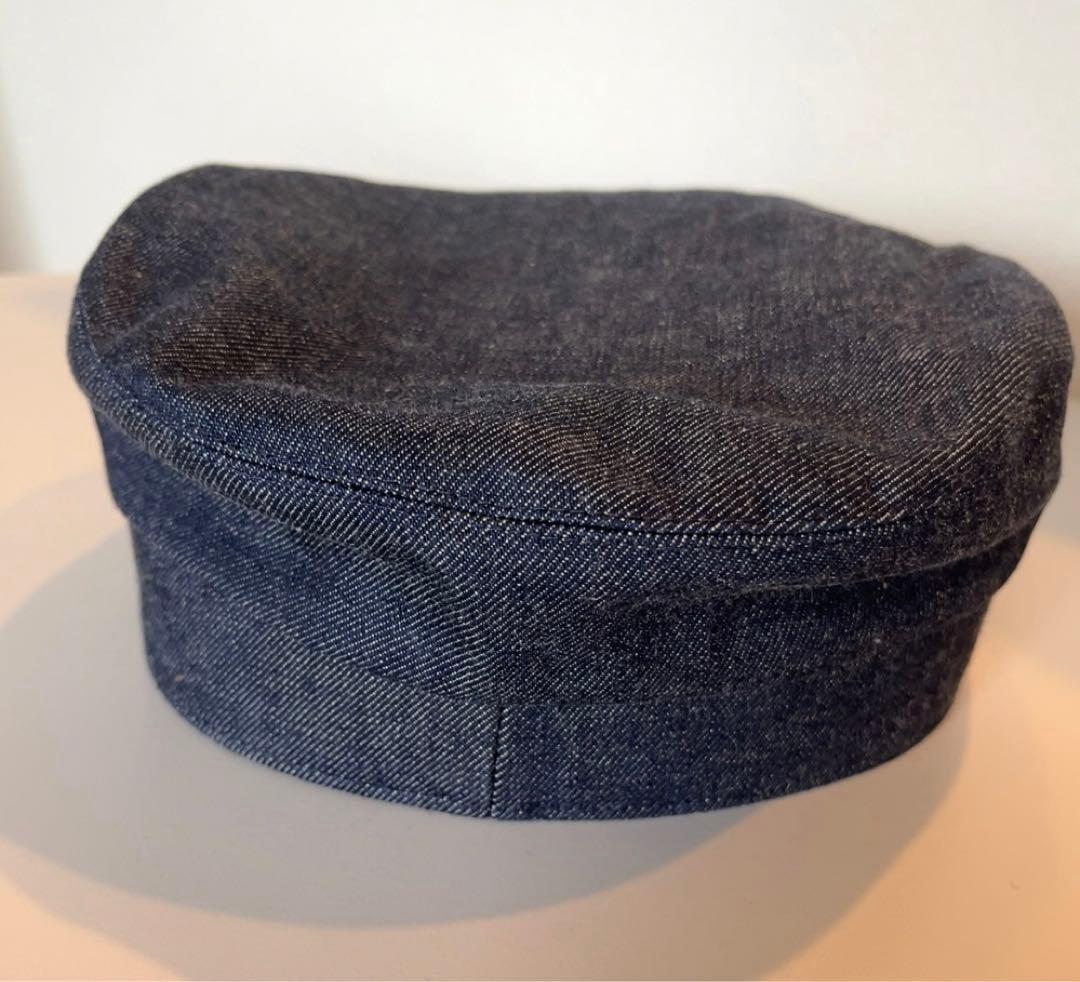 エルメス デニム キャスケット カブール クリケティス インディゴ 57