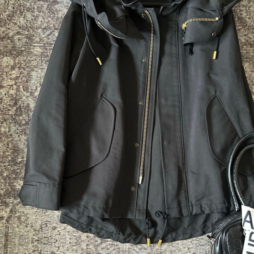 美✨ユナイテッドアローズ別注 The Reracs 34 黒 モッズコート