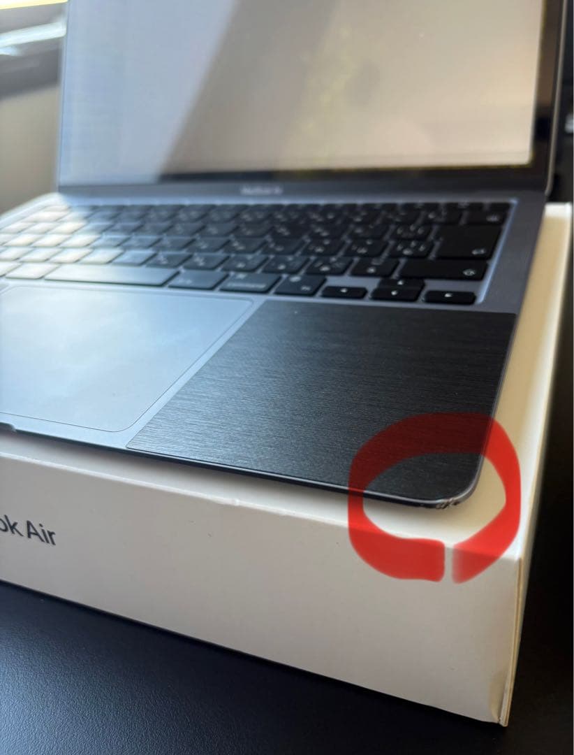 M1 MacBookair1インチ256GB 8GBバッテリー92%