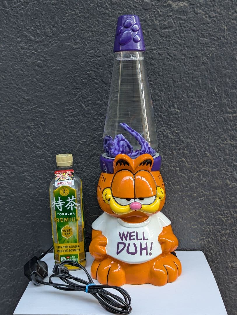 【ガーフィールド超レアな”ラバライト“＋α】1999 癒しのインテリア中古美品