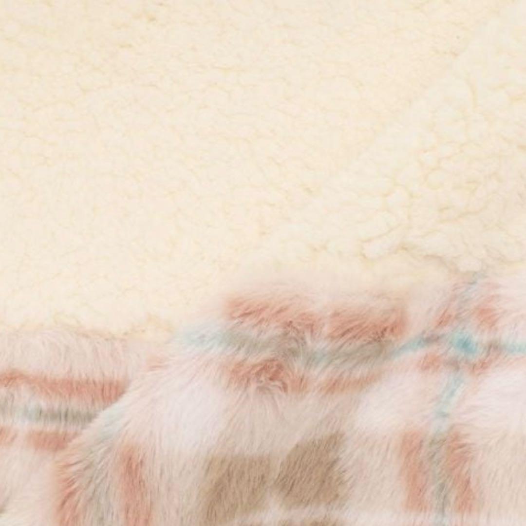 【新品未開封】アフタヌーンティーリビング　毛布　タータンチェック柄　アイボリー