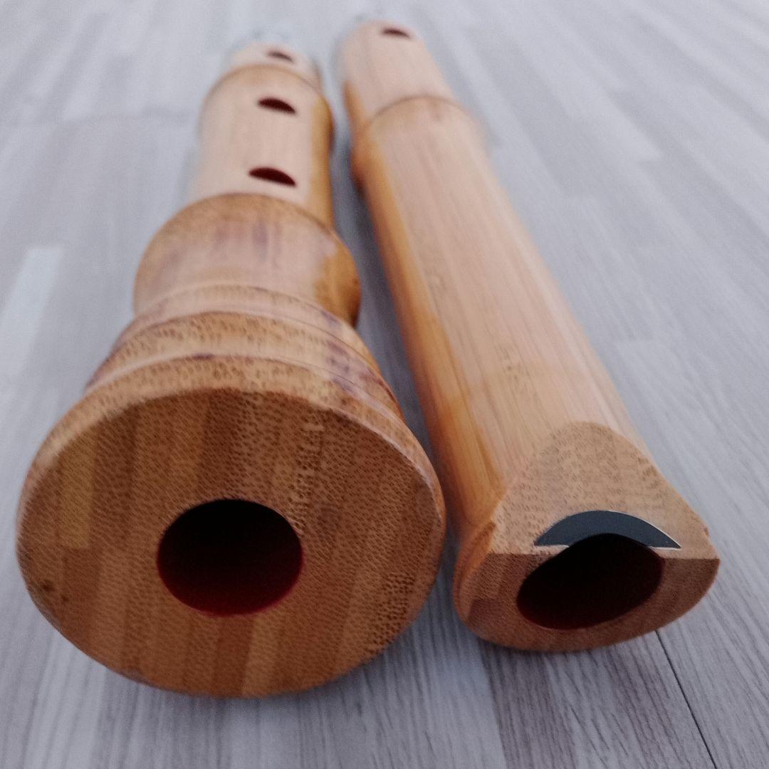 尺八 蝴蝶　合竹　一尺六寸　都山流