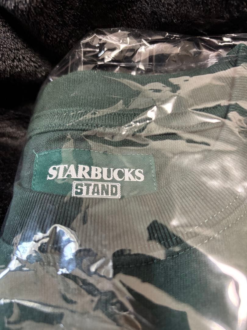 【新品未開封】スターバックス STAND by ビームスグリーン XL S/S