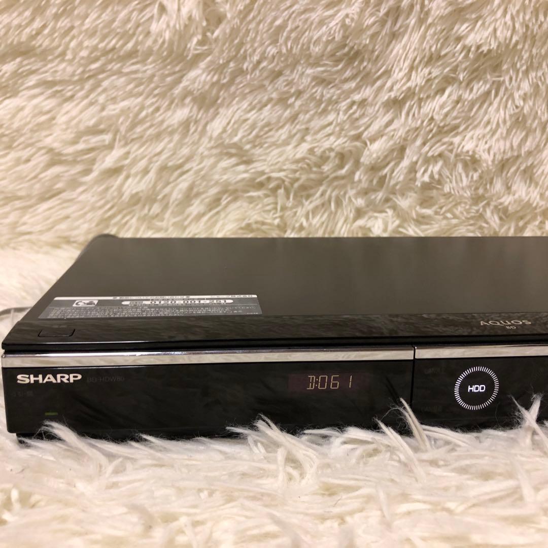 SHARP BD-HDW80 シャープ ブルーレイレコーダー