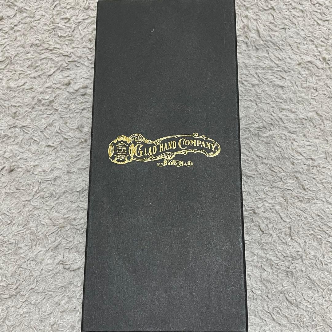 GLAD HAND ウォレットチェーン　キーチェーン　レザー　刻印　箱付き