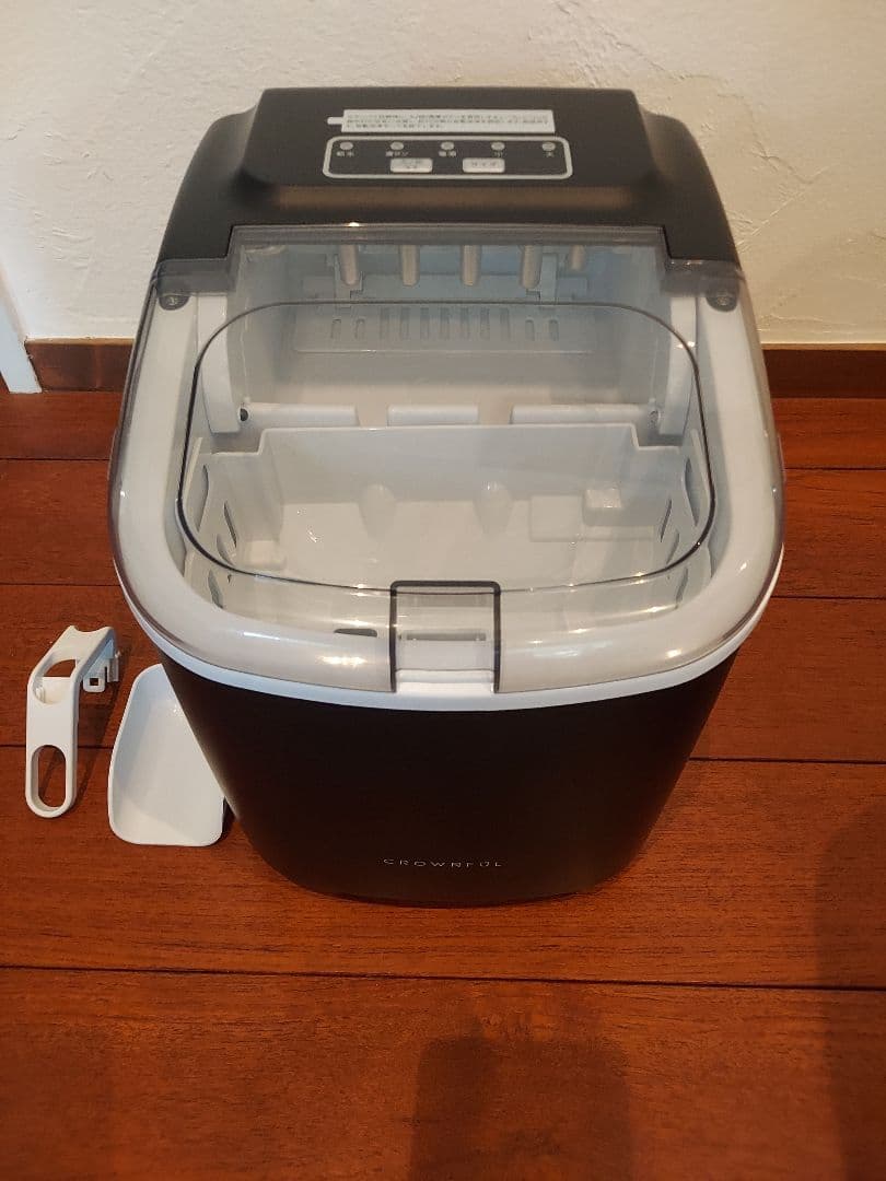 CROWNFUL ブラック製氷機 スコップ付き
