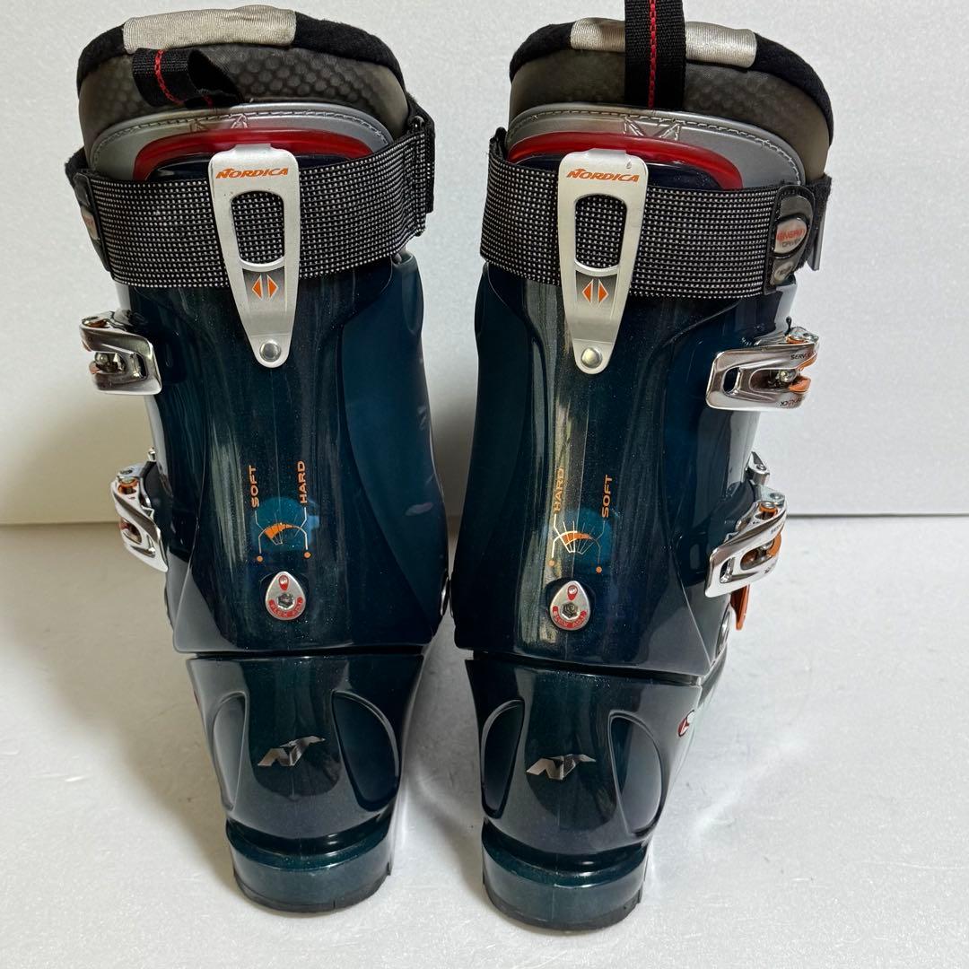 315mm 27-27.5cmスキーブーツ ダークグリーン緑色Nordica