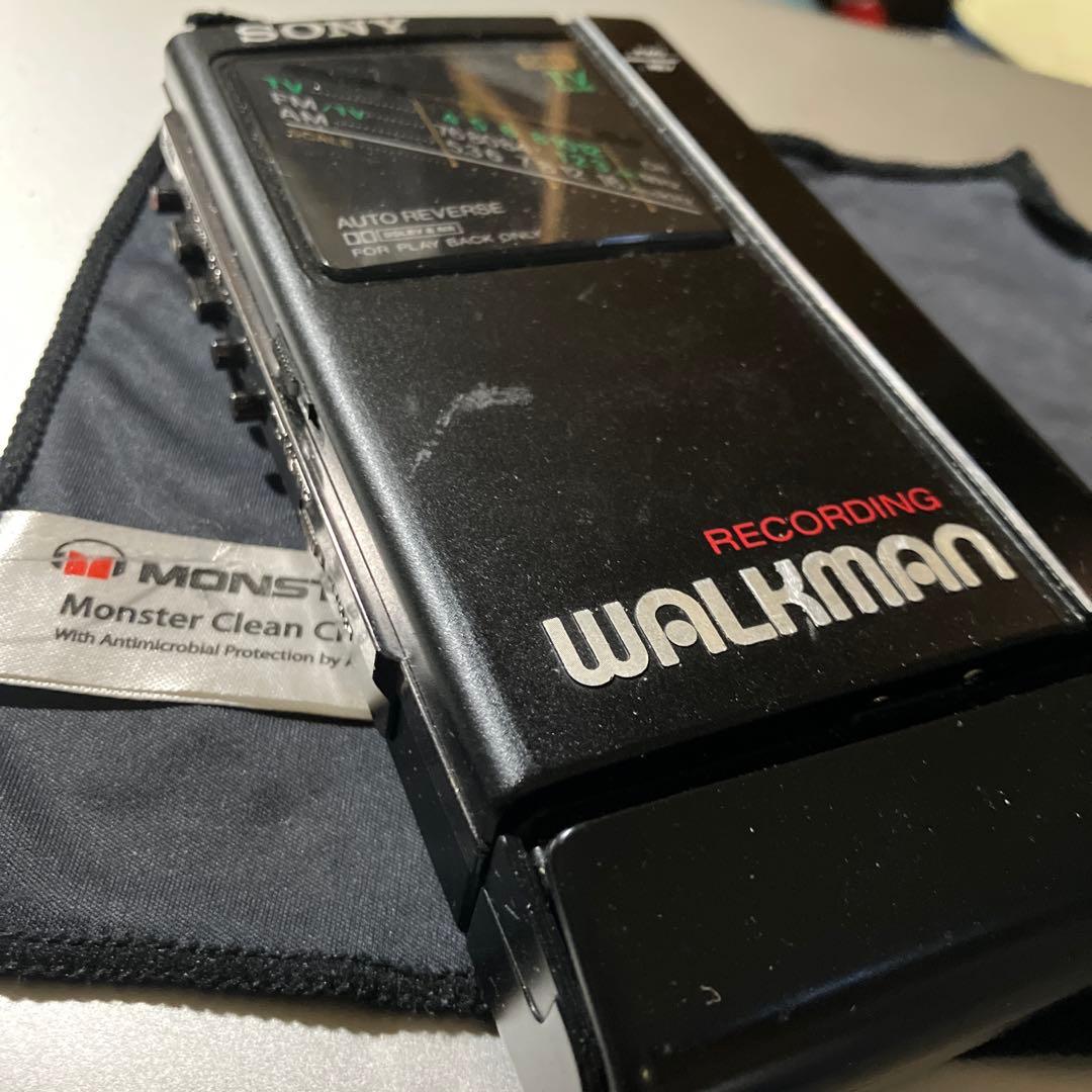 SONY WM-F404 カセットプレーヤーoasis カセット付き (韓国製)