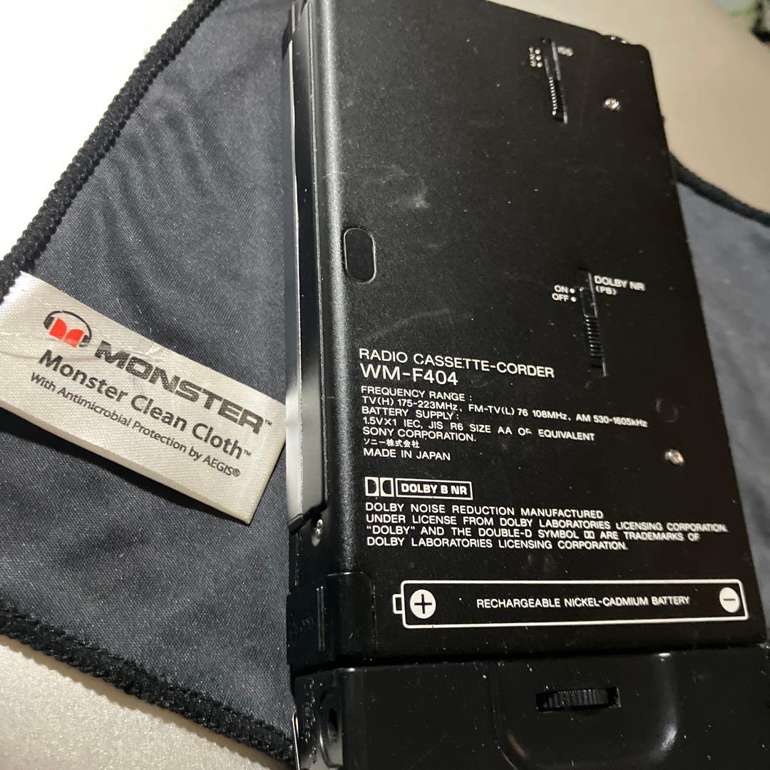 SONY WM-F404 カセットプレーヤーoasis カセット付き (韓国製)