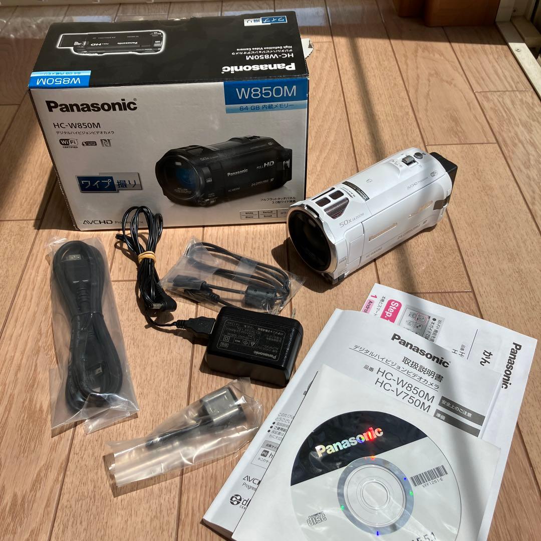 ま Panasonic HC-W850M ビデオカメラ