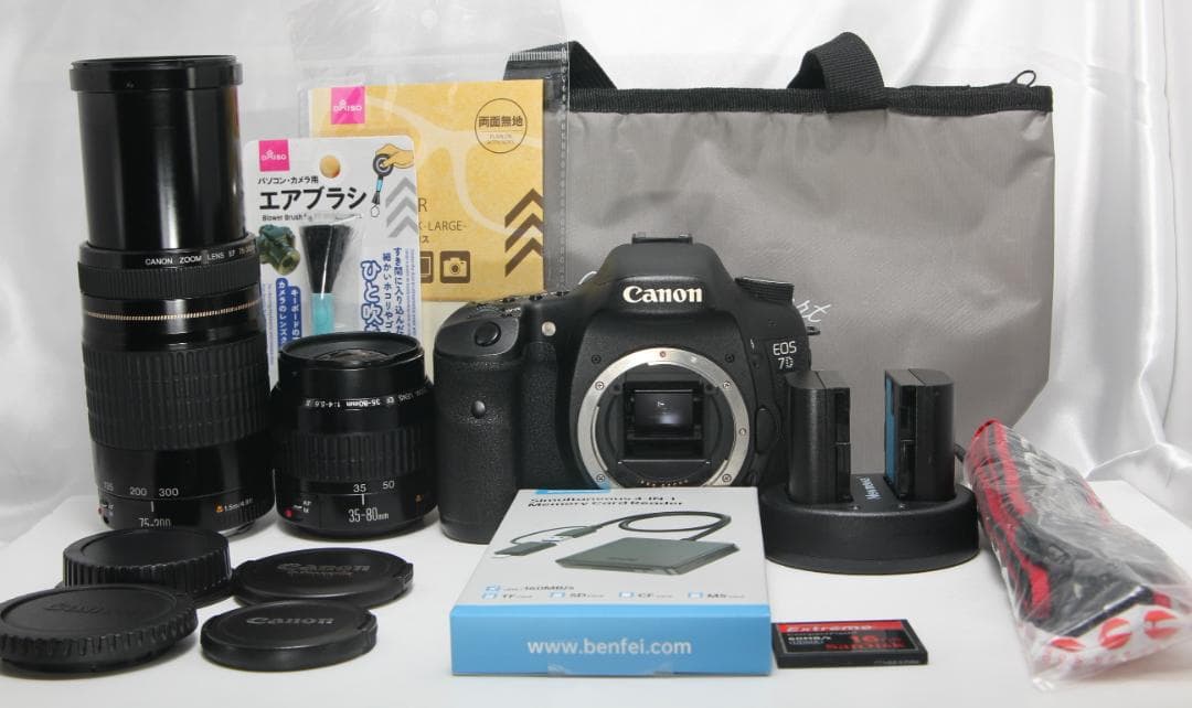 ❤️Canon EOS7Dダブルレンズ☆スマホに転送&超高画質で動画も撮れる❤️