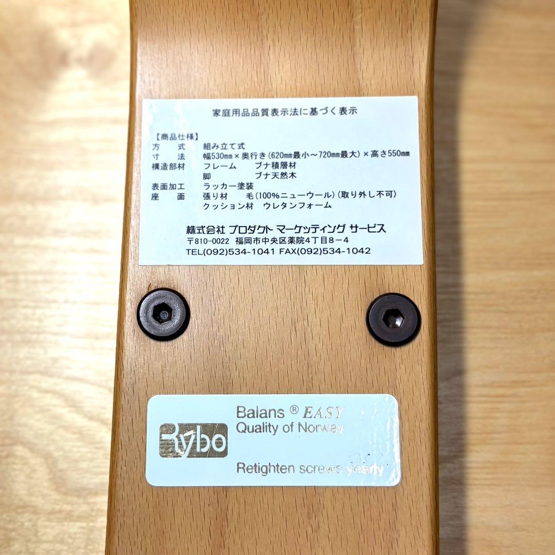 【美品】 Rybo社 リボ社 バランスチェア バランスイージー 姿勢矯正