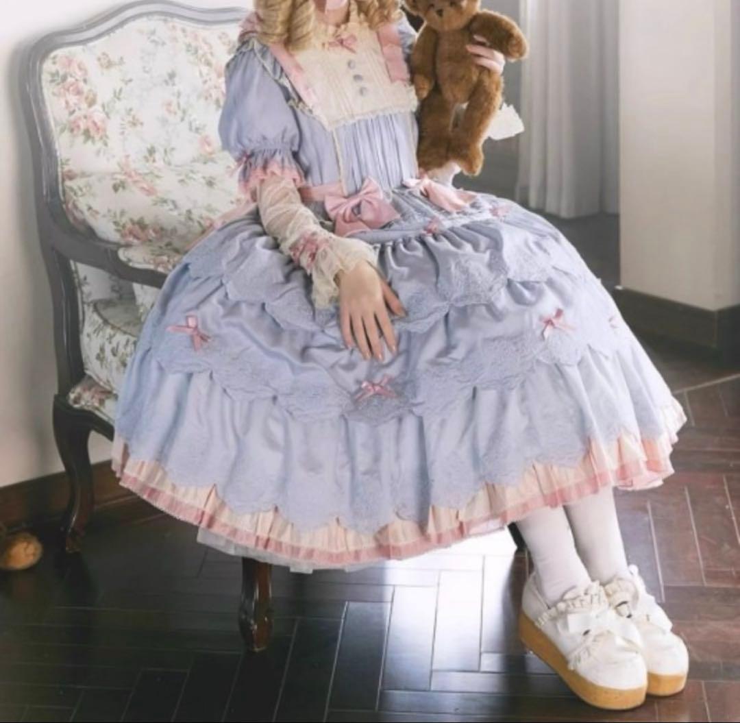 Retro Pictorical ワンピース 魔法少女風 ボンネットセット