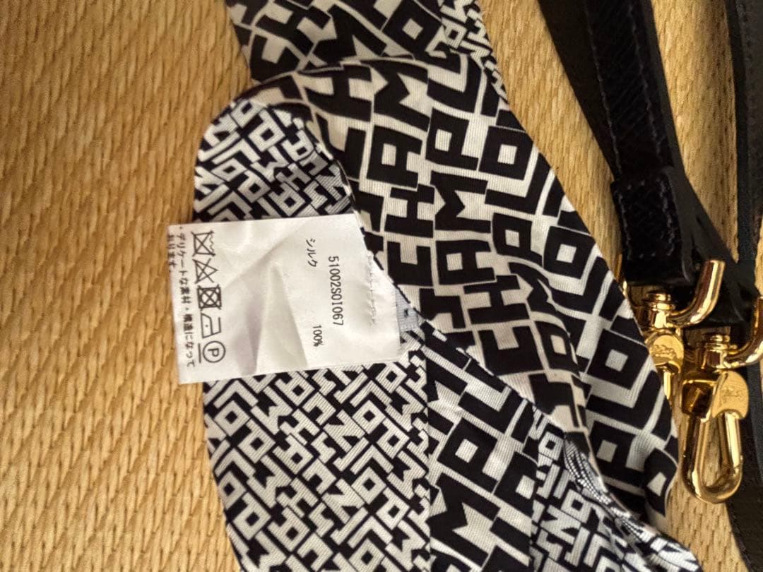 ロンシャンかごバッグ スカーフ付き