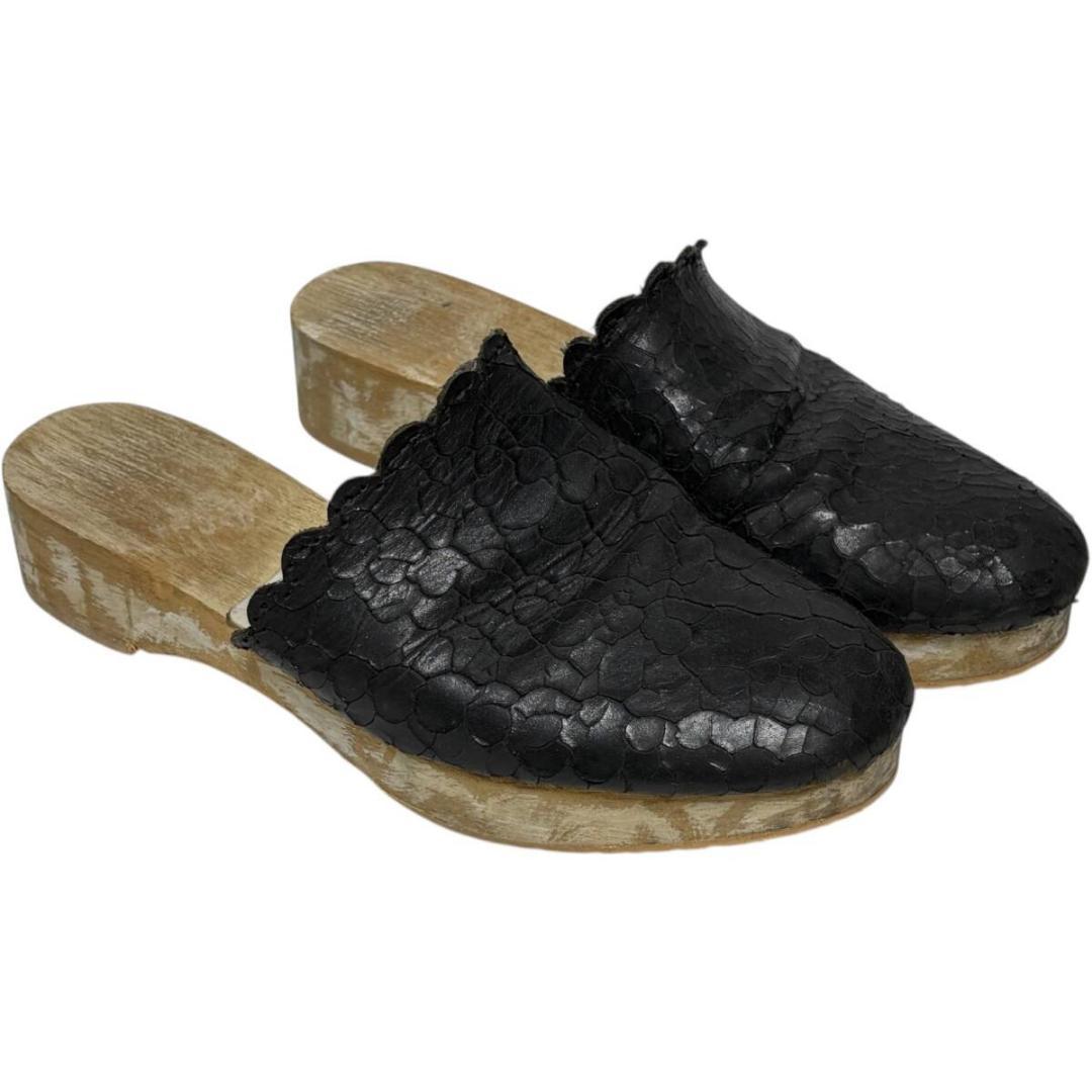 05ss but2期 アンダーカバー クラック加工 レザー シューズ xs