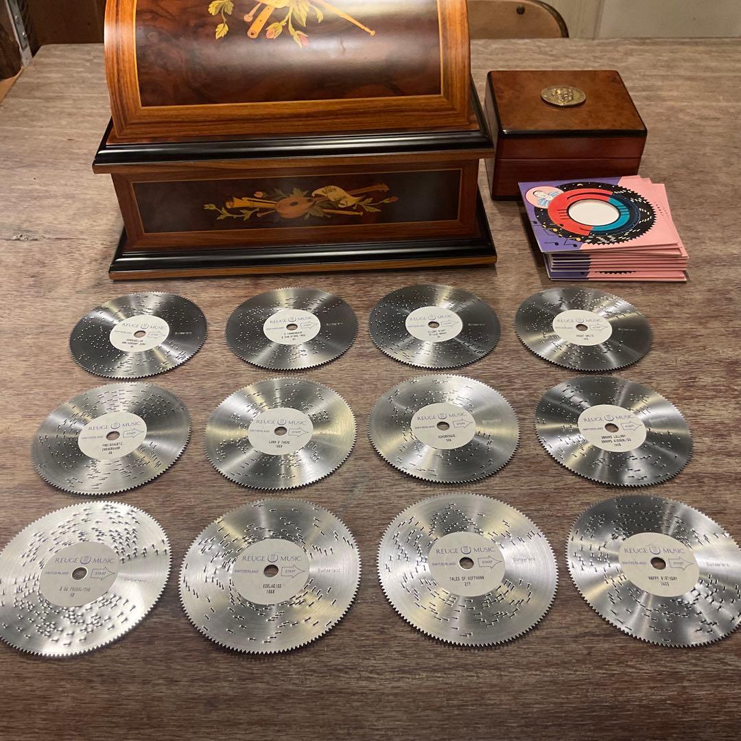 美品！REUGE リュージュ ディスク交換式 ドーム型 オルゴール 動作確認済