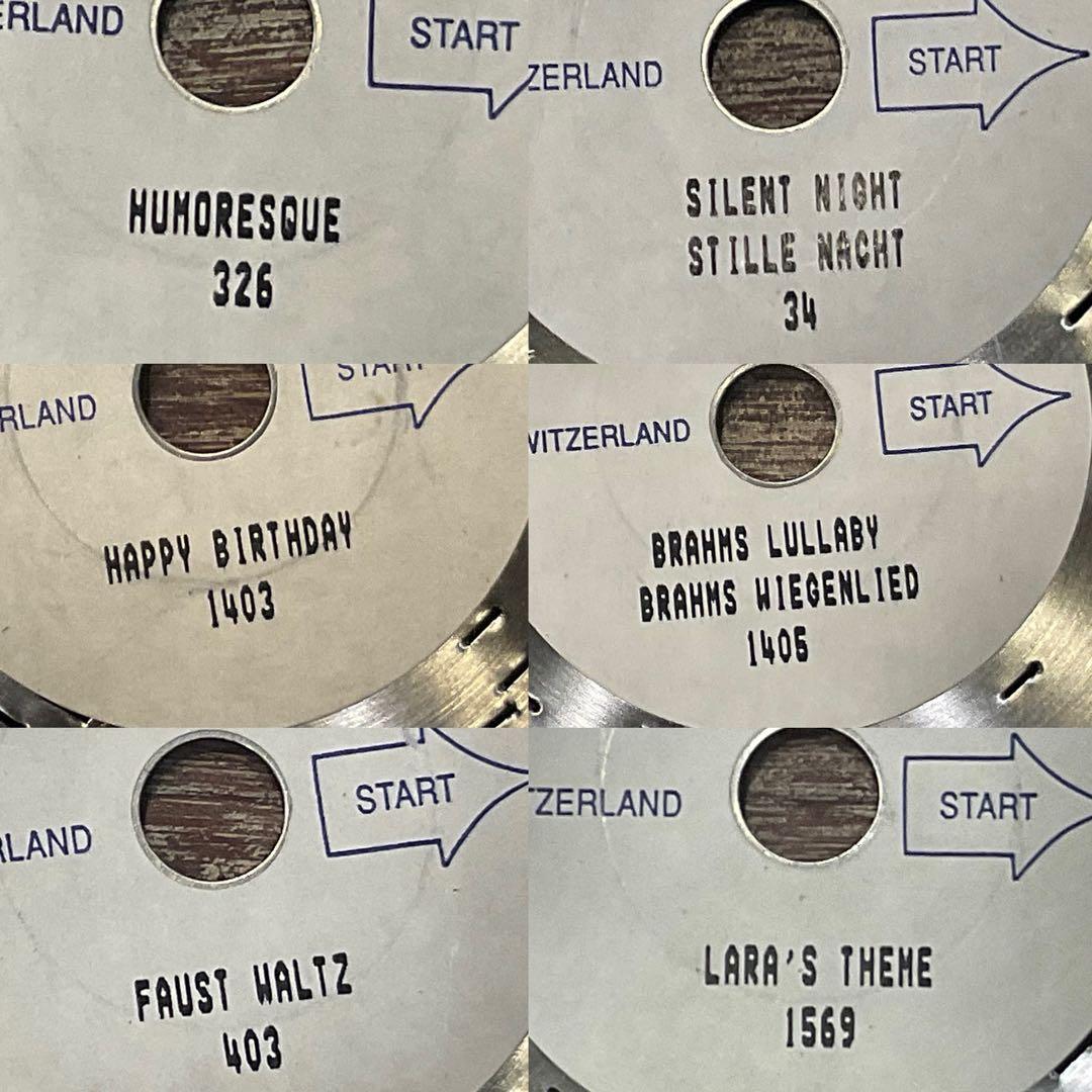 美品！REUGE リュージュ ディスク交換式 ドーム型 オルゴール 動作確認済