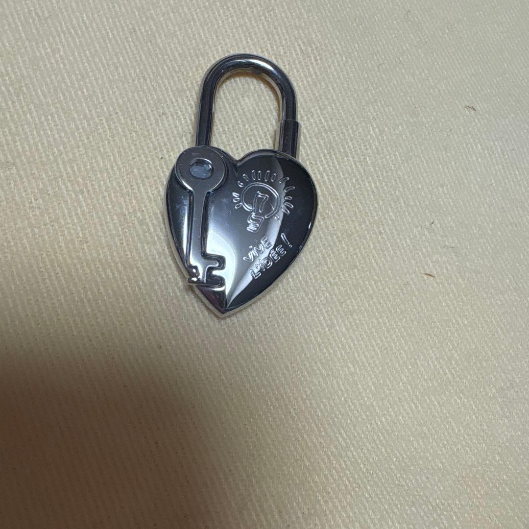 エルメス　ファンタジーハート型ロック　シルバー