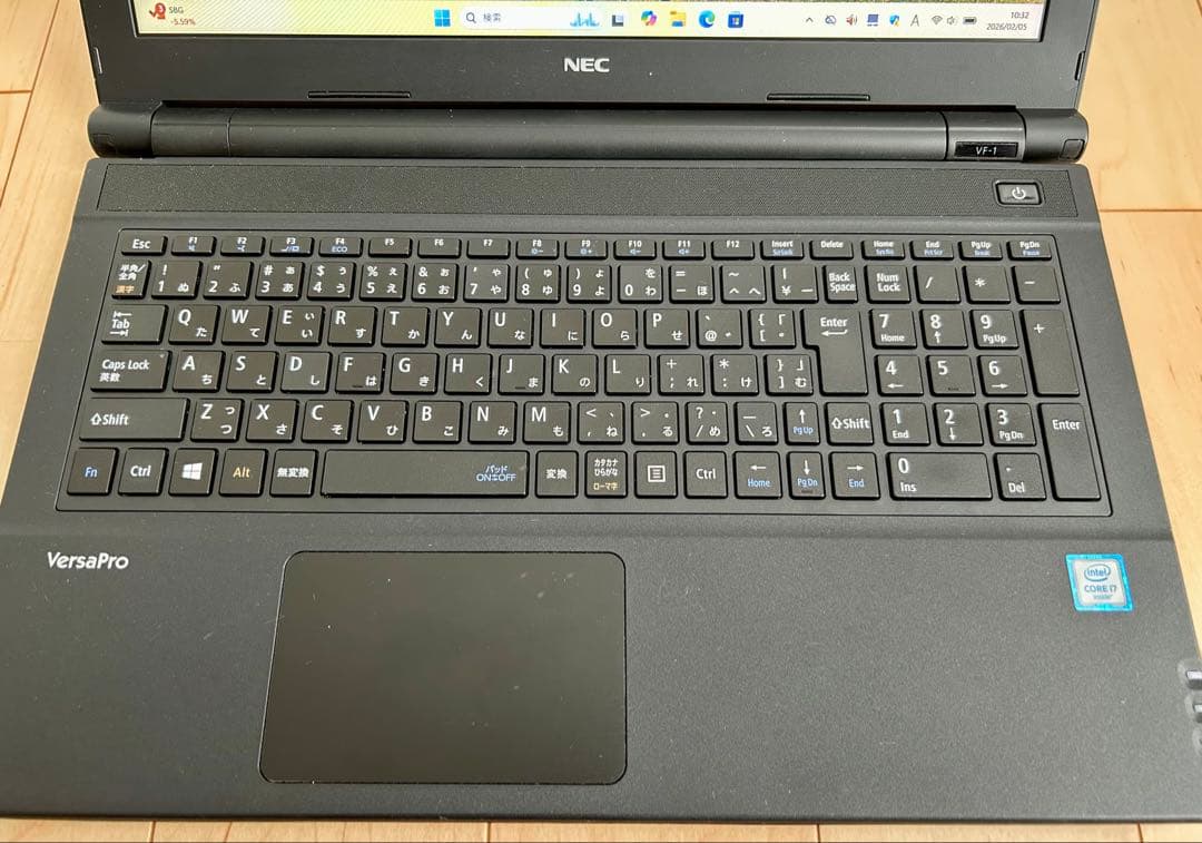 NEC 薄型 Corei7 8GB SSD 500GB Office2024
