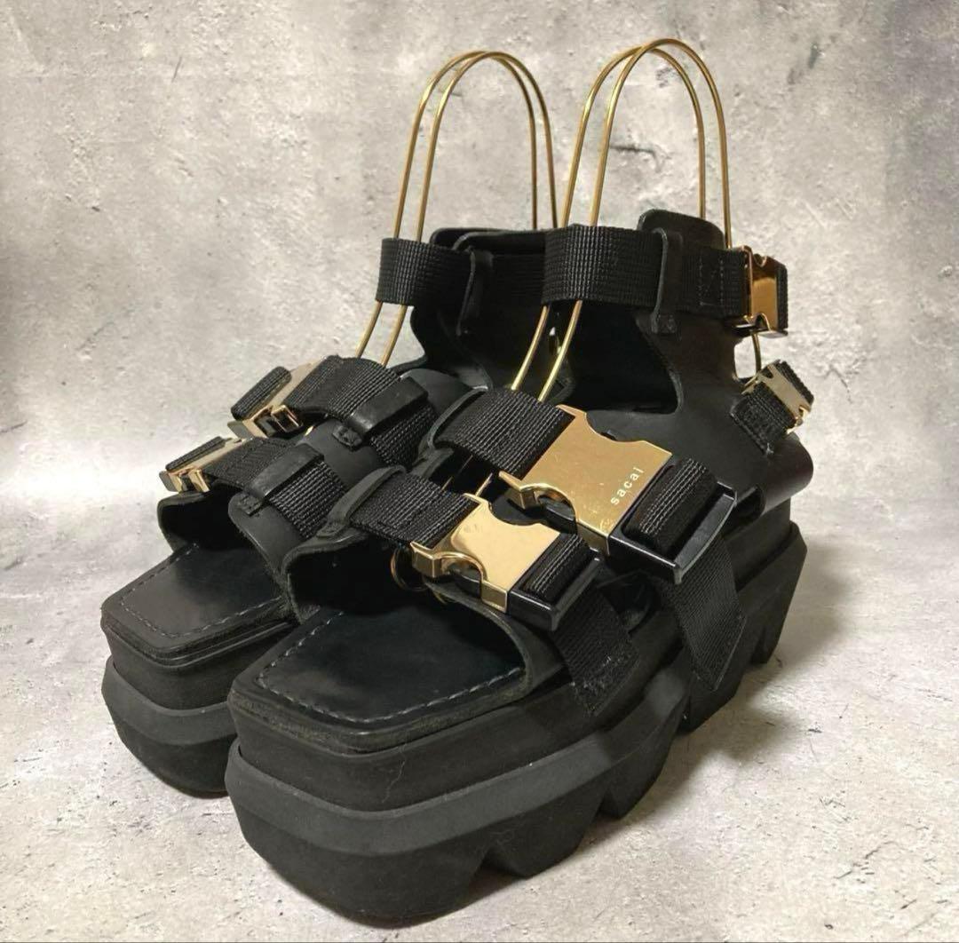 sacai　サカイ （39） プラットフォーム　厚底サンダル　20SS　即購入可