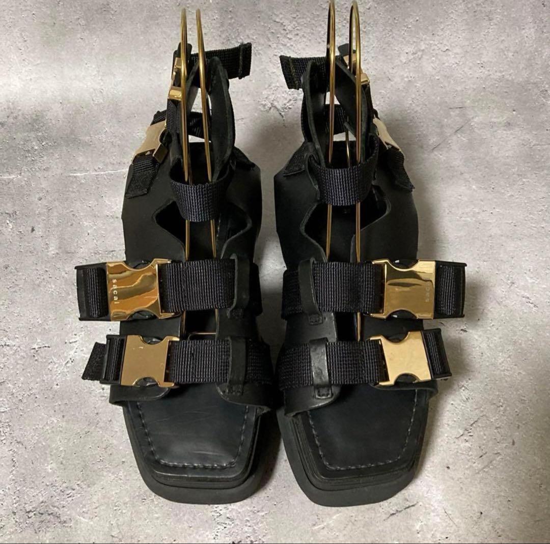 sacai　サカイ （39） プラットフォーム　厚底サンダル　20SS　即購入可