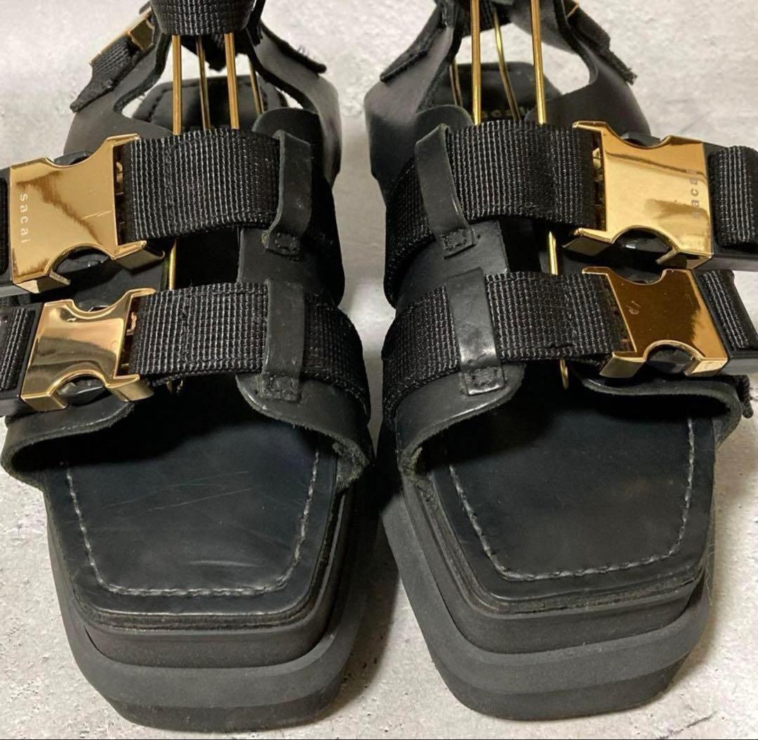 sacai　サカイ （39） プラットフォーム　厚底サンダル　20SS　即購入可