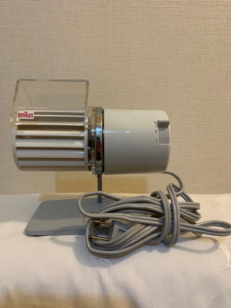 【動作確認済み】　ドイツ　BRAUN 卓上扇風機　ヴィンテージ　美品！