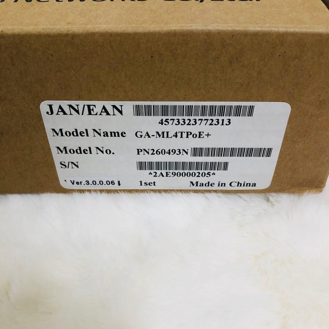 パナソニック　スイッチングハブ GA-ML4TPoE+ PN260493N