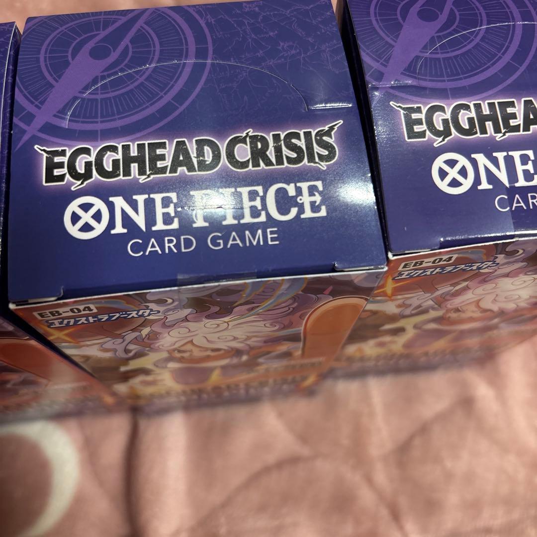 新品未開封 ONE PIECE エッグヘッドクライシス 3BOX