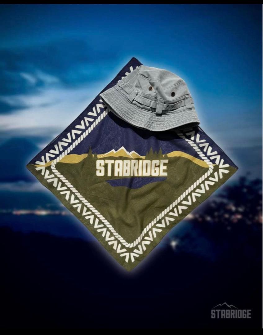 帽子 STABRIDGE Bandana Jungle Hat steel L-XL