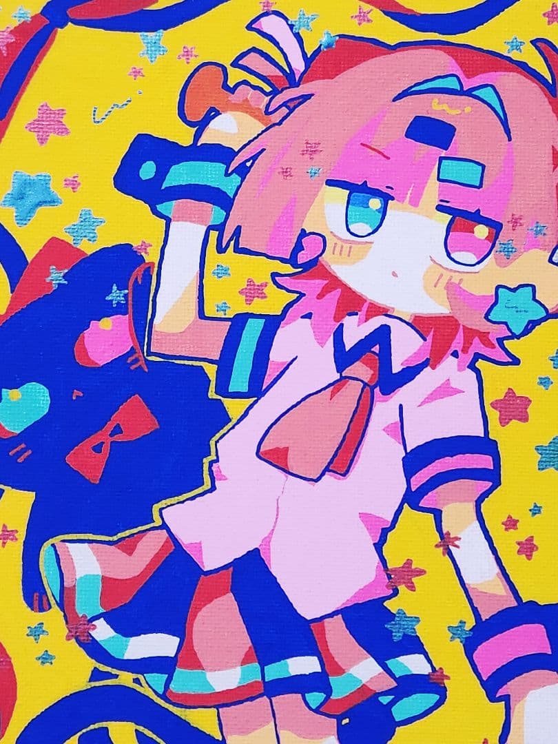 椛*様 手描きイラスト オリジナルキャンバスパネル