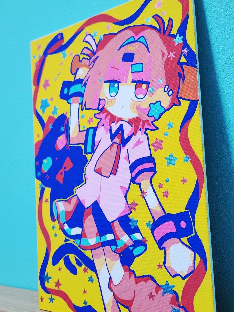 椛*様 手描きイラスト オリジナルキャンバスパネル