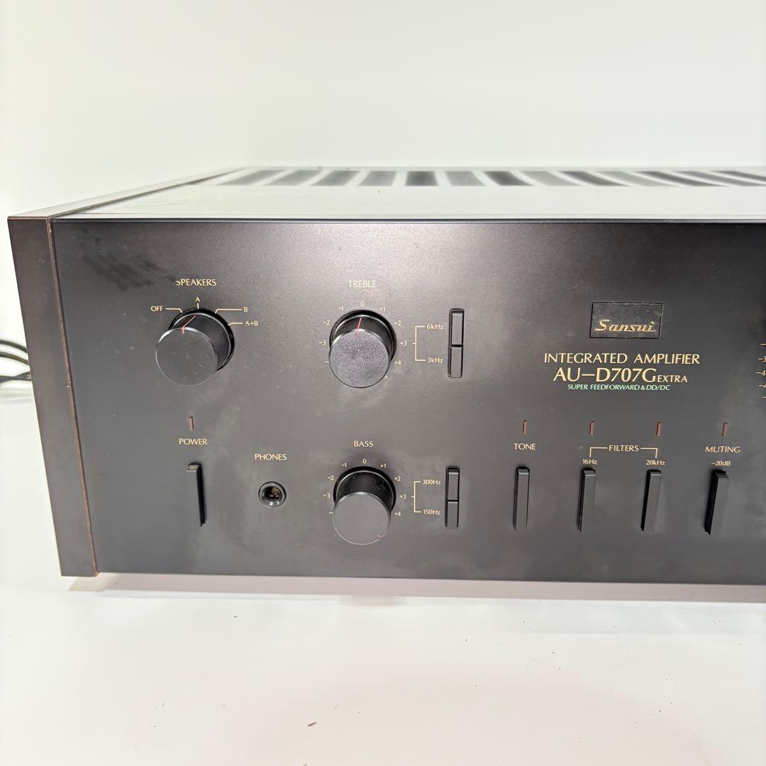 【完動整備品】 SANSUI プリメインアンプ AU-D707G(2077)