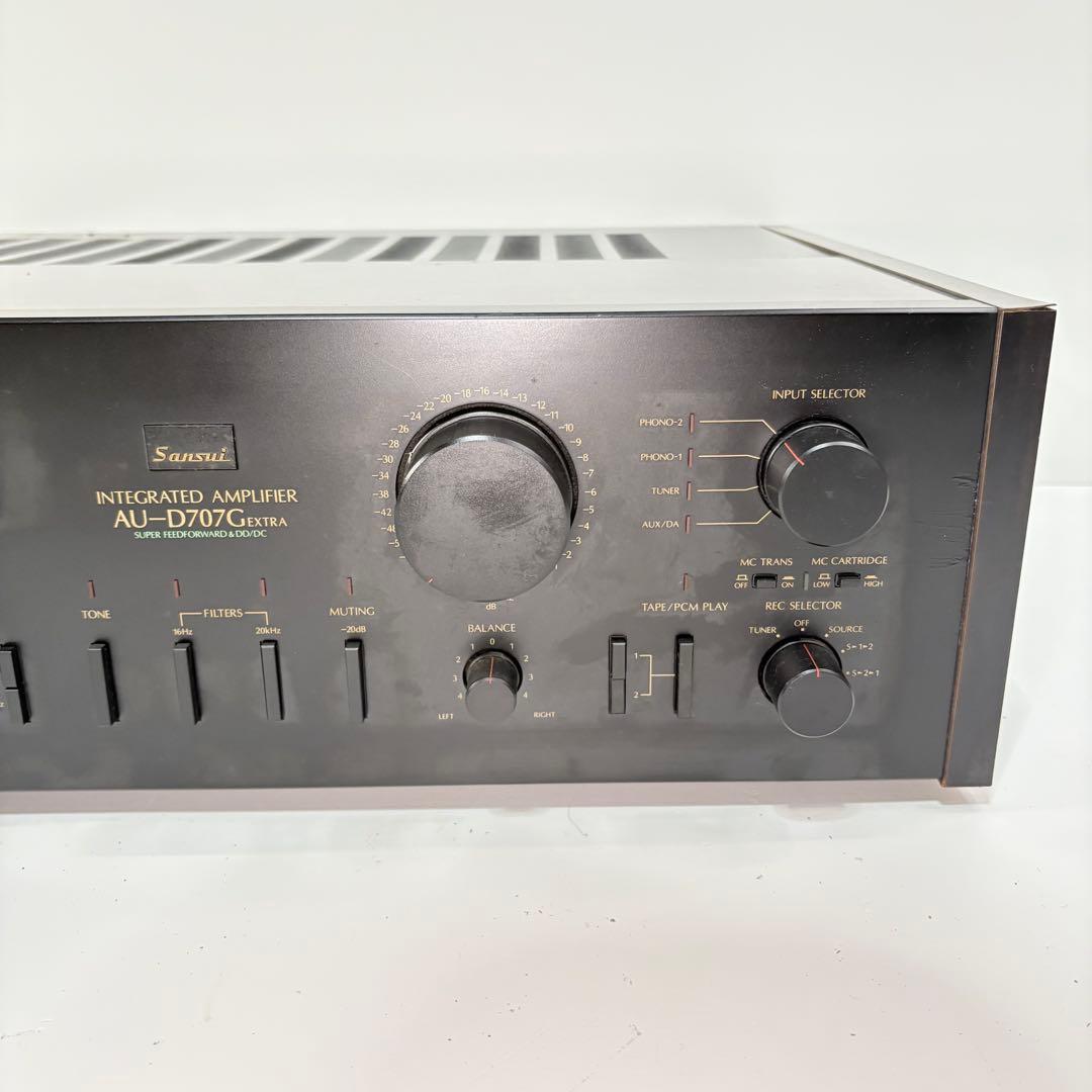 【完動整備品】 SANSUI プリメインアンプ AU-D707G(2077)